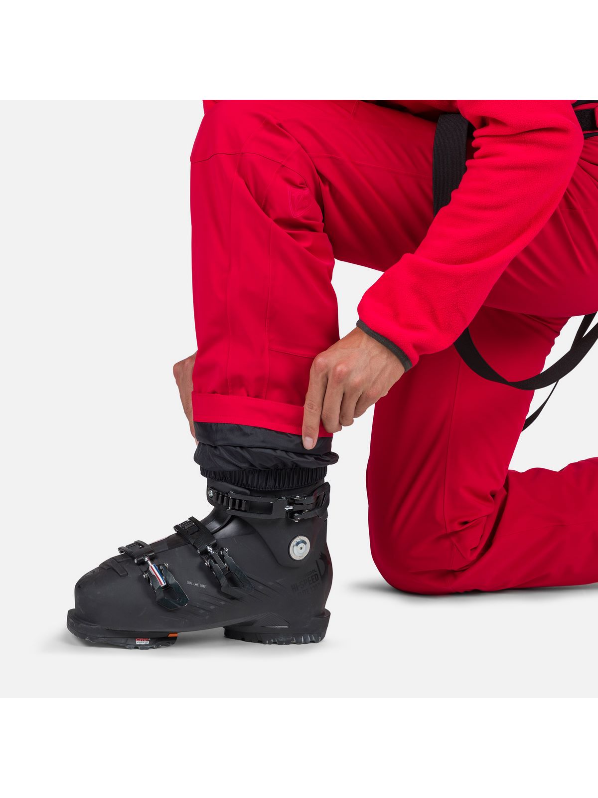 Spodnie męskie narciarskie Rossignol Blackside Pant czerwony - Adventure Sports
