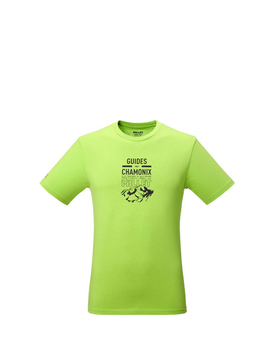 Koszulka męska MILLET Cdg Chamonix Logo Ts Ss M żółta limonkowa
