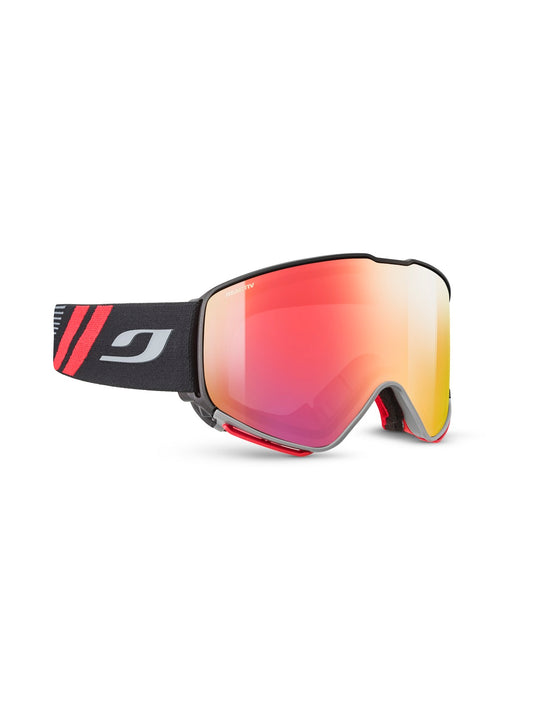Gogle narciarskie JULBO QUICKSHIFT czarno czerwone fotochrom Cat 1-3 hi-contrast - TU - Adventure Sports

