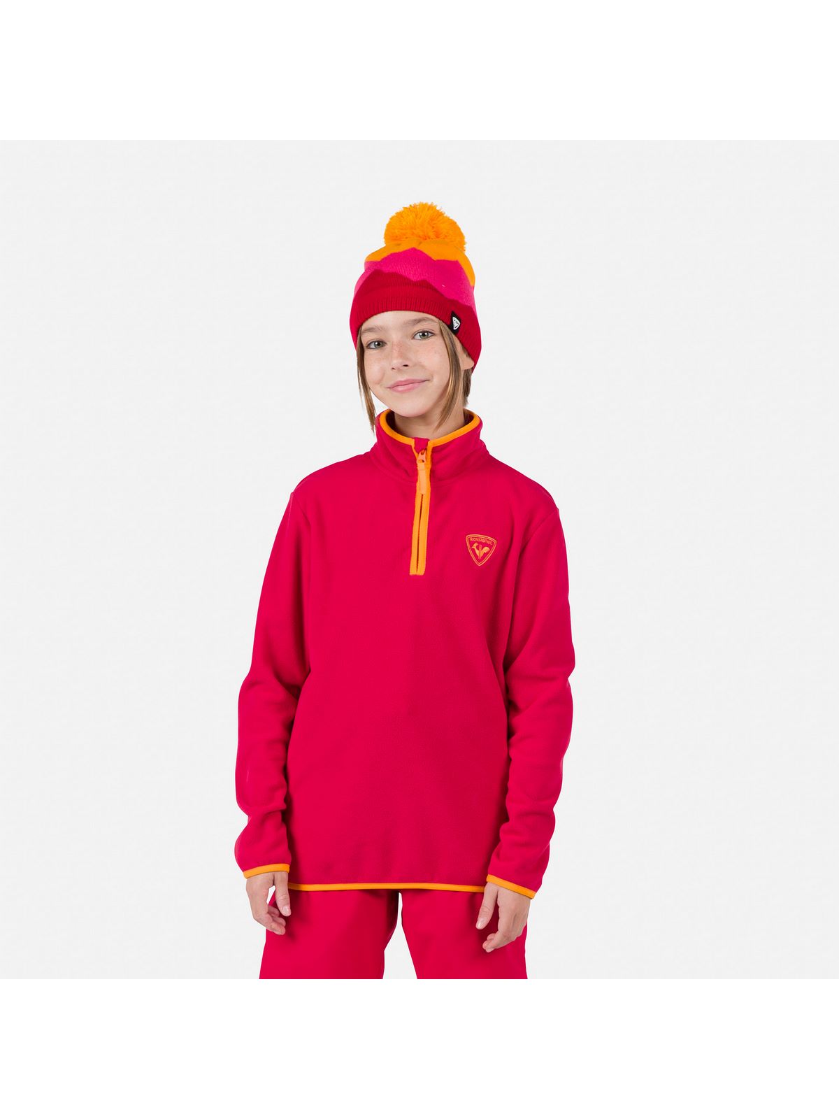 Bluza dziecięca ROSSIGNOL Jr Strawpile Fleece Hz czerwony