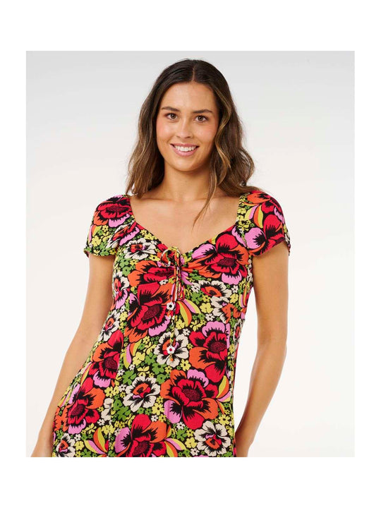 Sukienka RIP CURL Blooming Mini Dress multikolor
