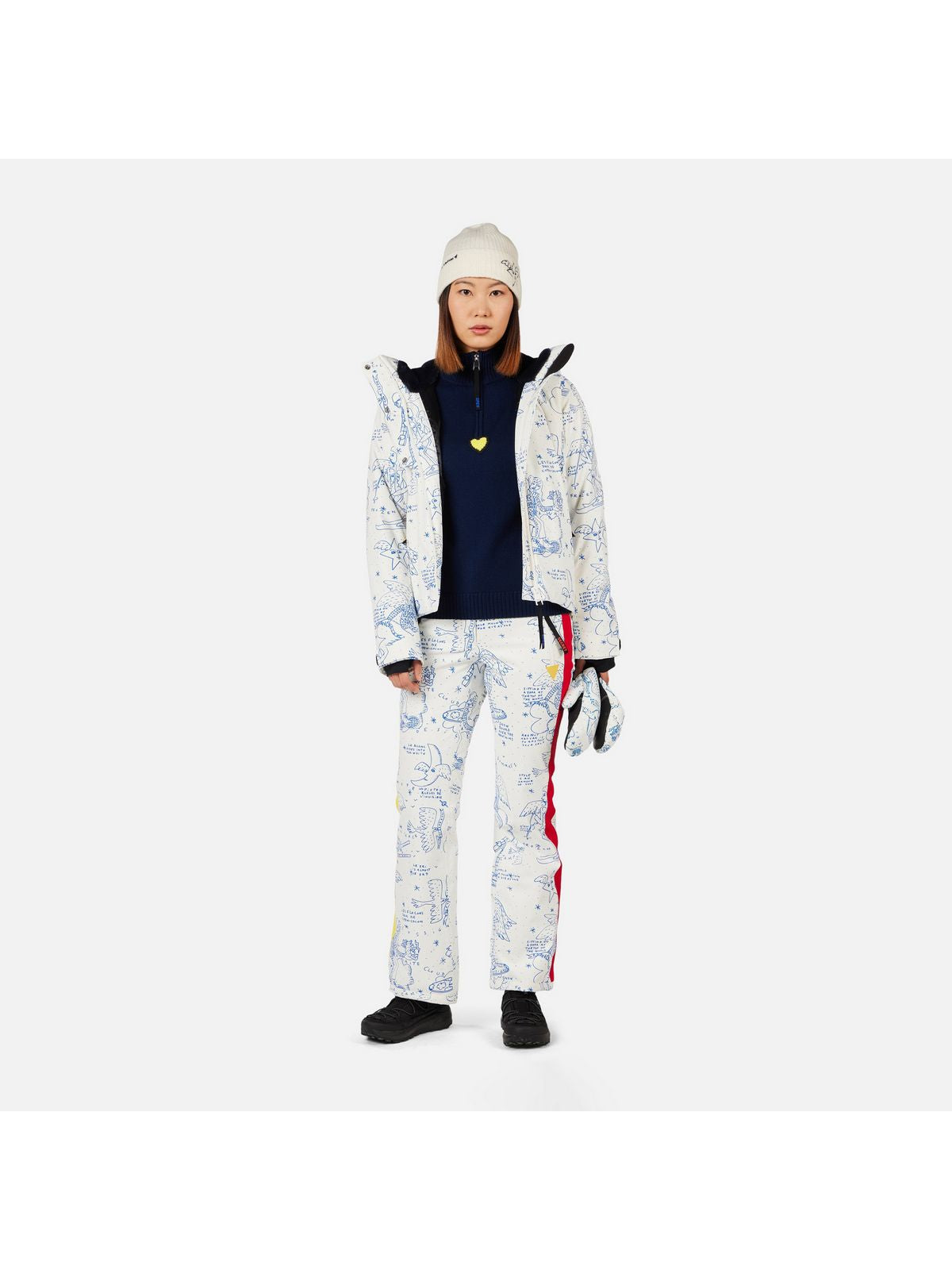 Spodnie narciarskie damskie ROSSIGNOL W Jcc Sublim Pant biały