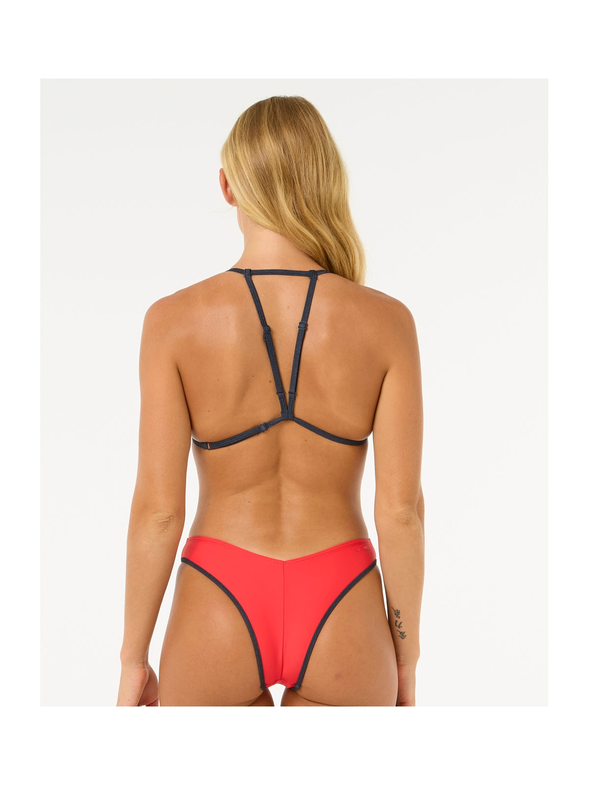 Stanik kąpielowy RIP CURL Pequenino Vv Tri czerwony