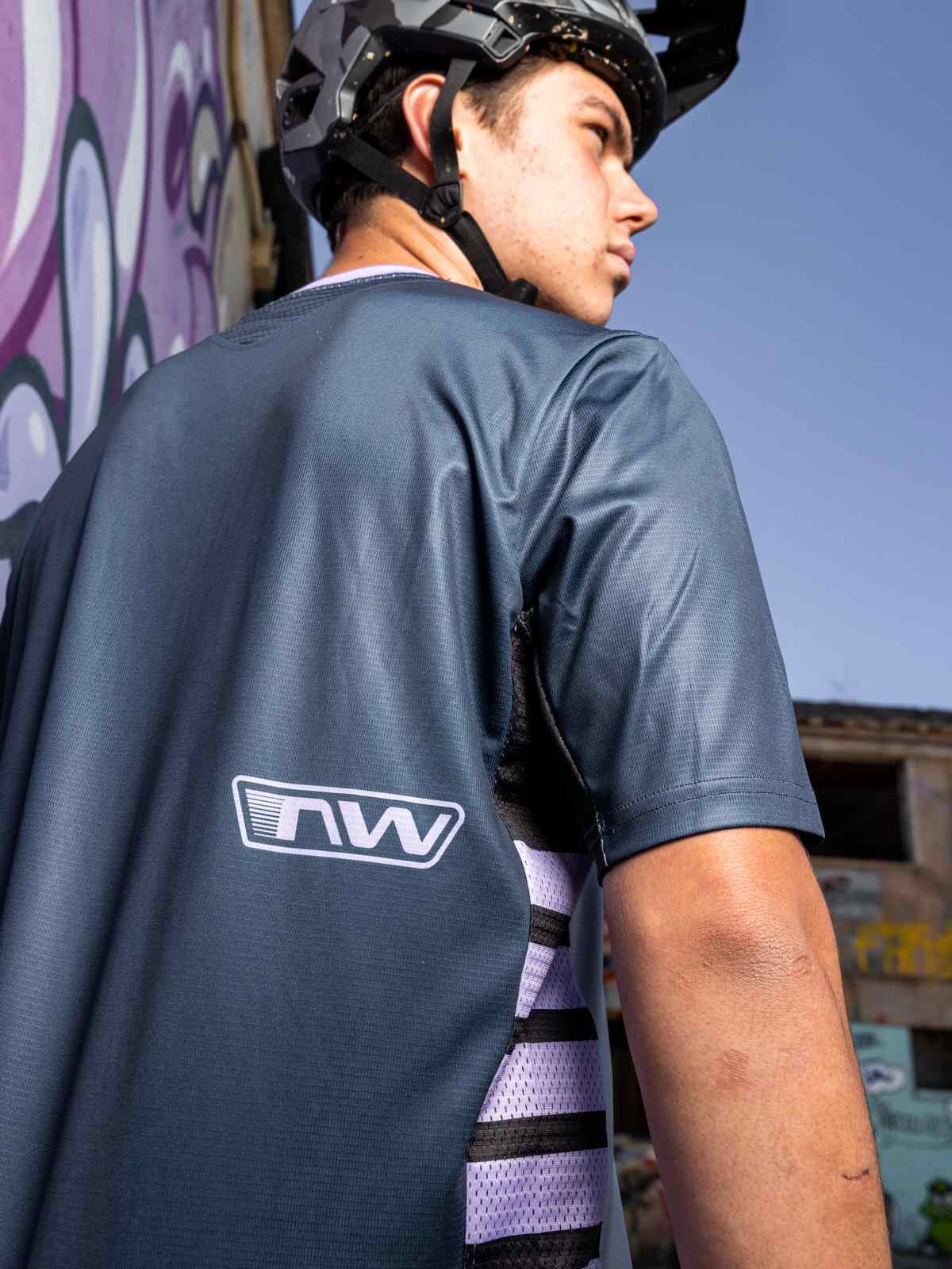 Koszulka rowerowa NORTHWAVE Edge 2 Jersey niebieski - Adventure Sports