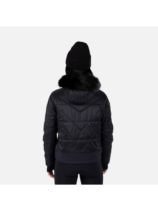 Kurtka narciarska damska Rossignol W Ventina Bomber czarny - Adventure Sports
