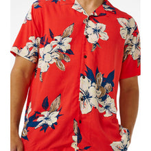 Koszula RIP CURL Aloha Hotel S/S Shirt czerwony - Koszulka - Adventure Sports

