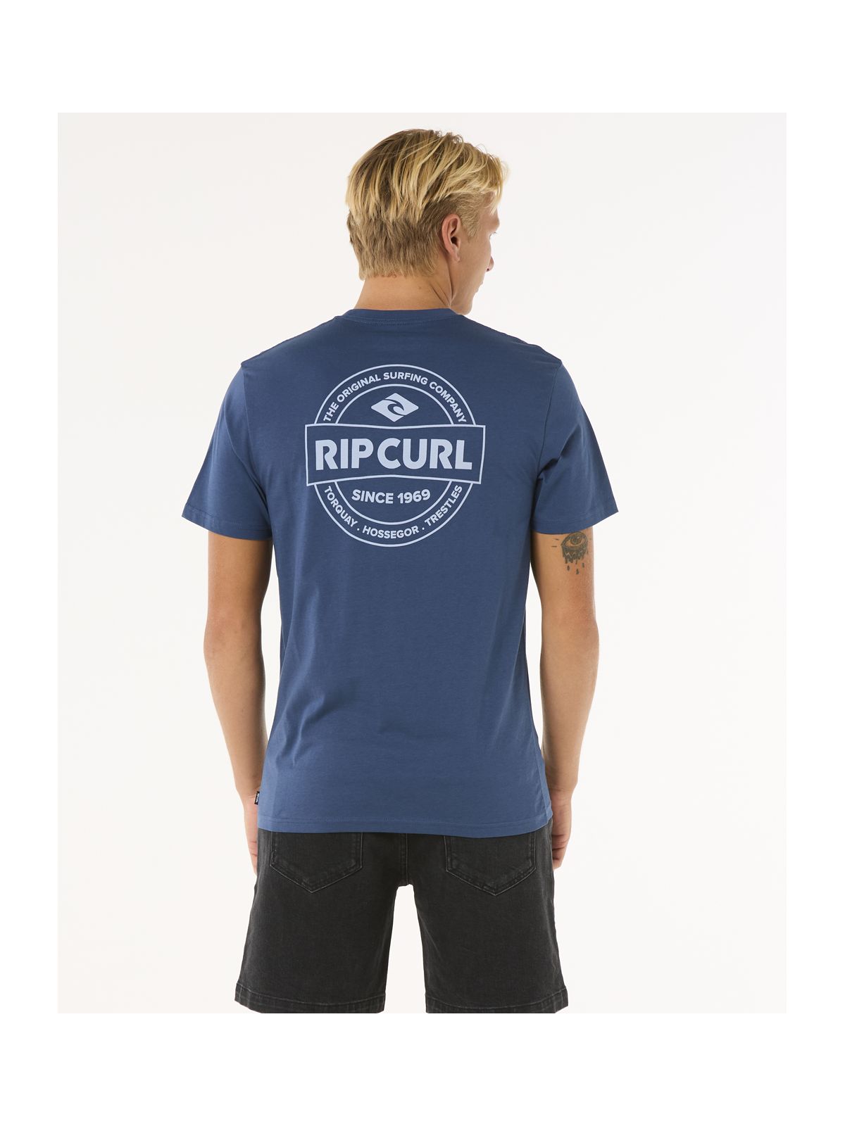 Koszulka RIP CURL Staple Tee granatowy