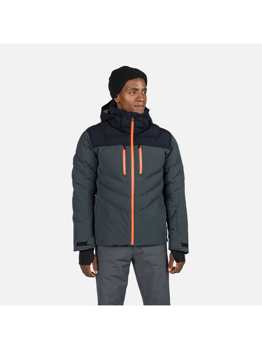 Kurtka z ociepliną syntetyczną męska Rossignol Blackside Puffy Jkt szary
