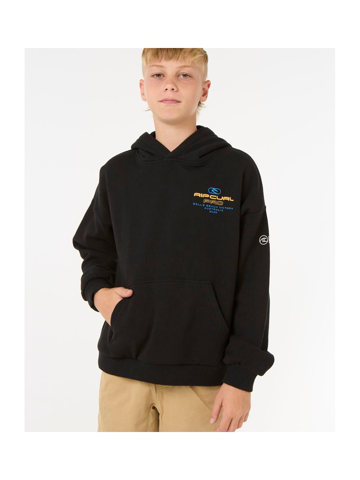 Bluza RIP CURL Rip Curl Pro 25 Hood-Kid czarny - Adventure Sports