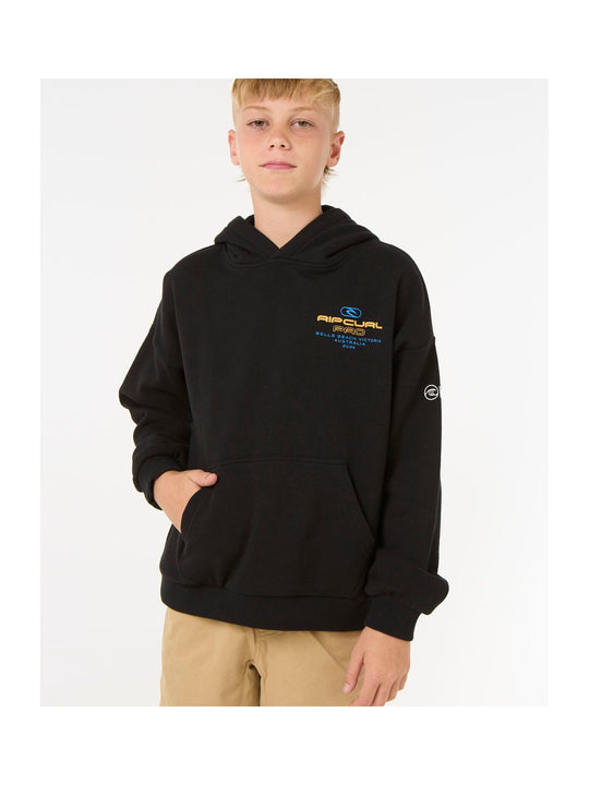 Bluza RIP CURL Rip Curl Pro 25 Hood-Kid czarny - Adventure Sports
