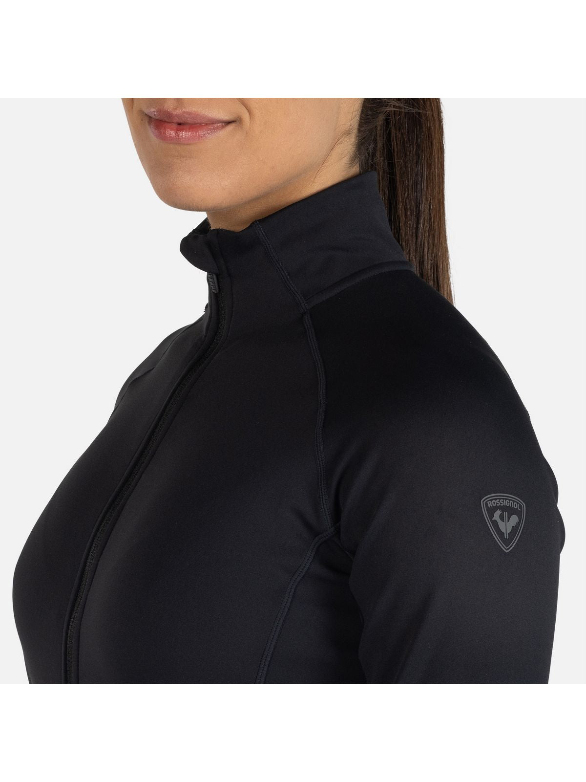 Bluza damska ROSSIGNOL W Mid Layer Thin czarna