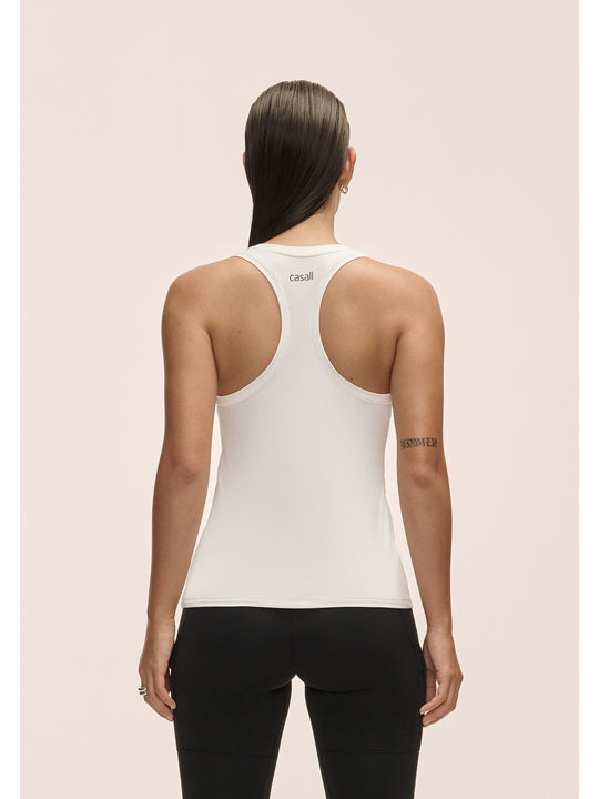Koszulka damska CASALL Essential Racerback Tank kolor biały
