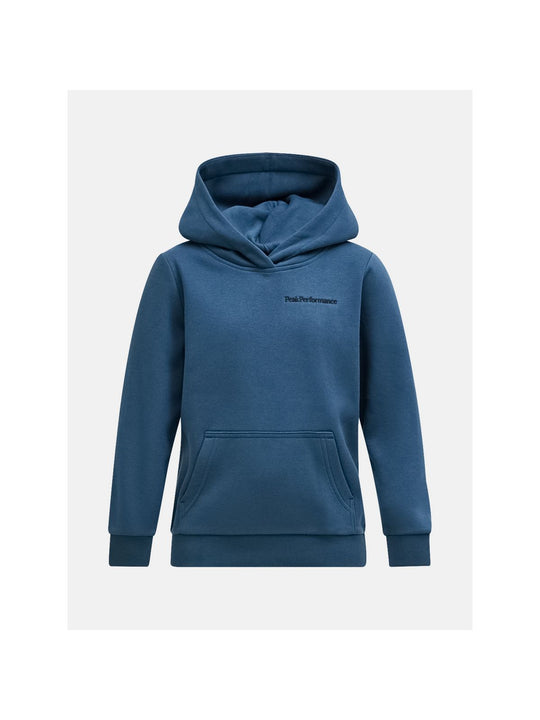 Bluza PEAK PERFORMANCE Jr Original Small Logo Hood niebieski
