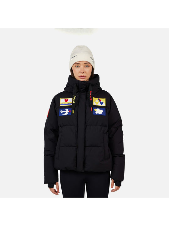Kurtka narciarska damska ROSSIGNOL W JCC ALLSNOW DOWN JKT czarna
