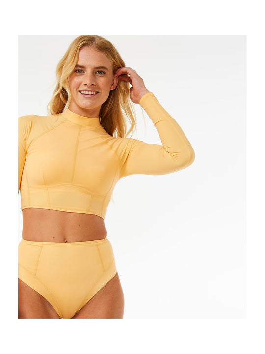 Lycra RIP CURL Mirage Ultimate Ls Rash Guard pomarańczowy - Adventure Sports
