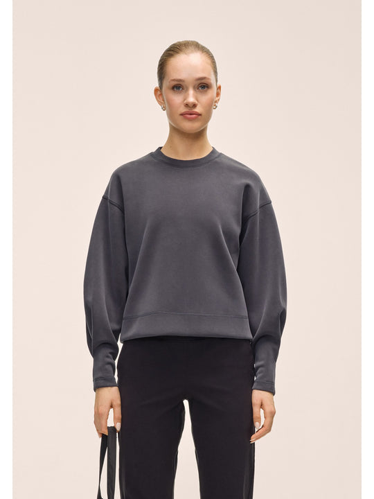 Bluza damska CASALL Peachy Crew Neck kolor czarny
