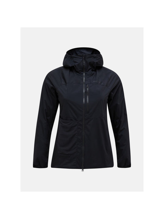 Kurtka skiturowa damska Peak Performance W Vislight Alpha Jacket czarna - narciarska - Adventure Sports
