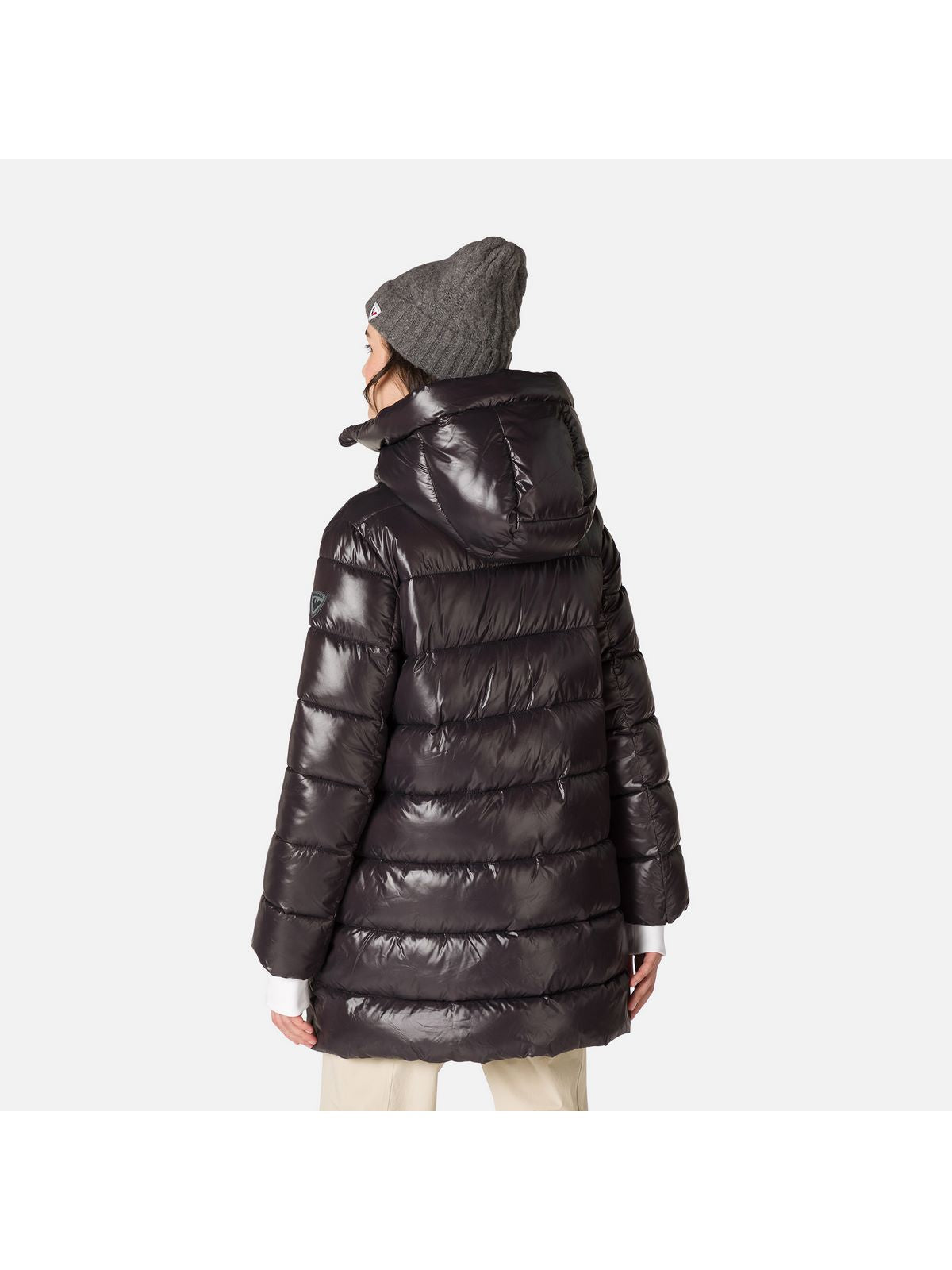 Kurtka Rossignol W Shiny Parka czarny - Adventure Sports