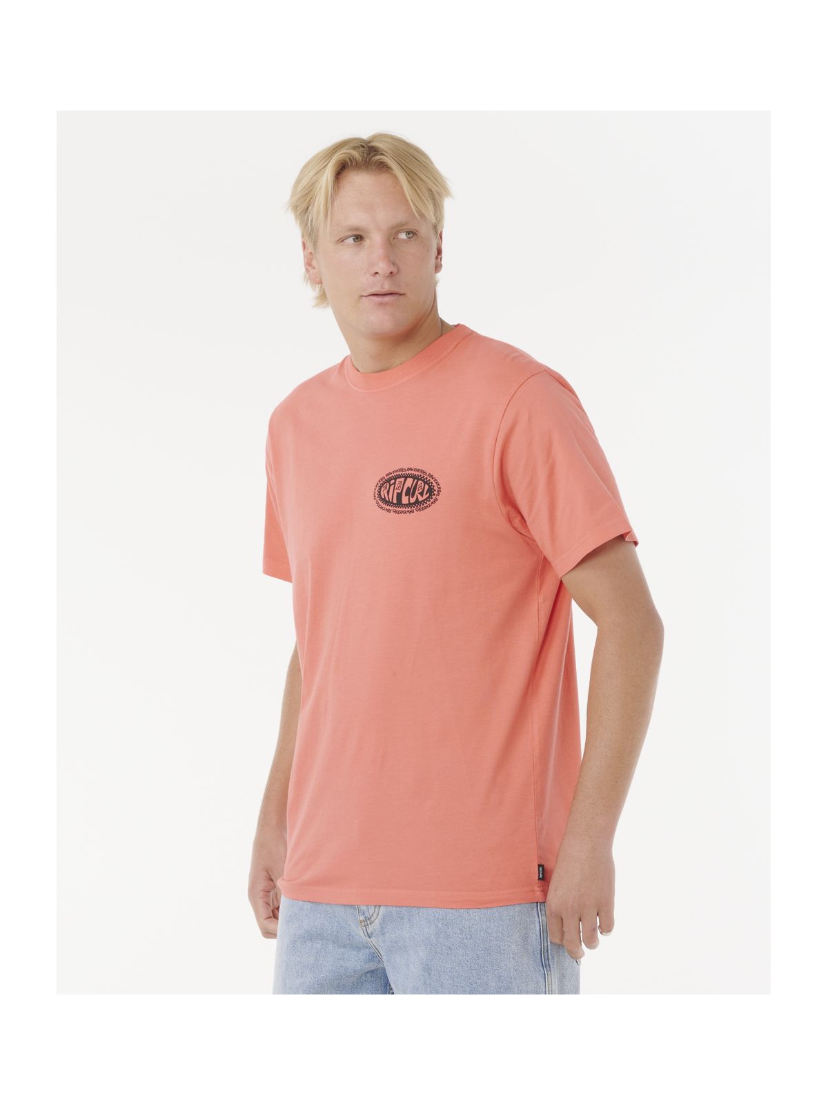 Koszulka RIP CURL RAW ENERGY DE OVAL TEE niebieska