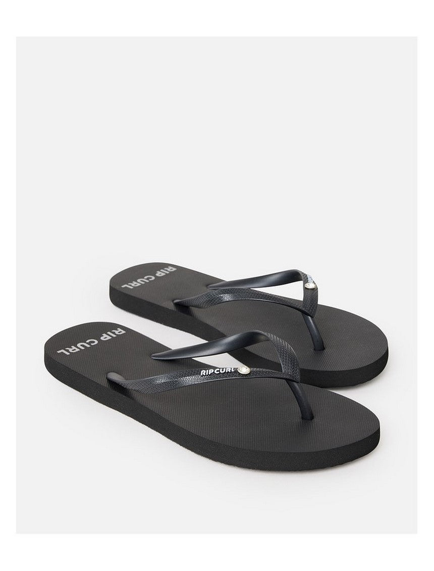 Japonki plażowe damskie RIP CURL Premium Surf Bloom Open Toe czarne