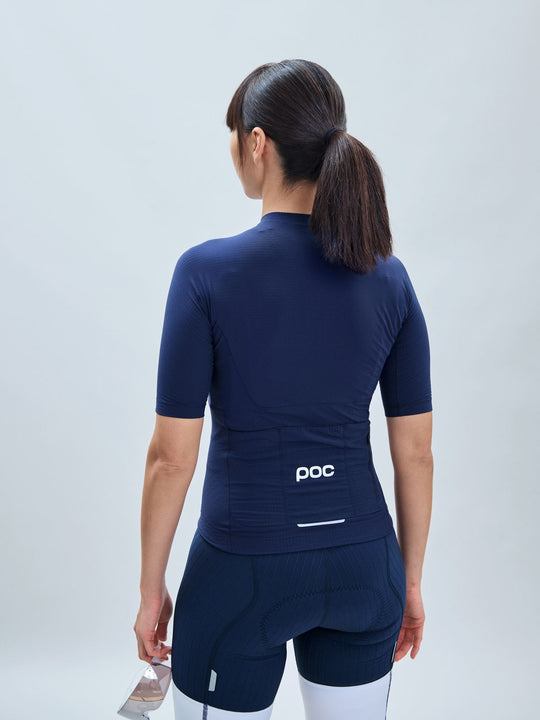 Koszulka rowerowa POC W’s Raceday Jersey - granatowy - Adventure Sports
