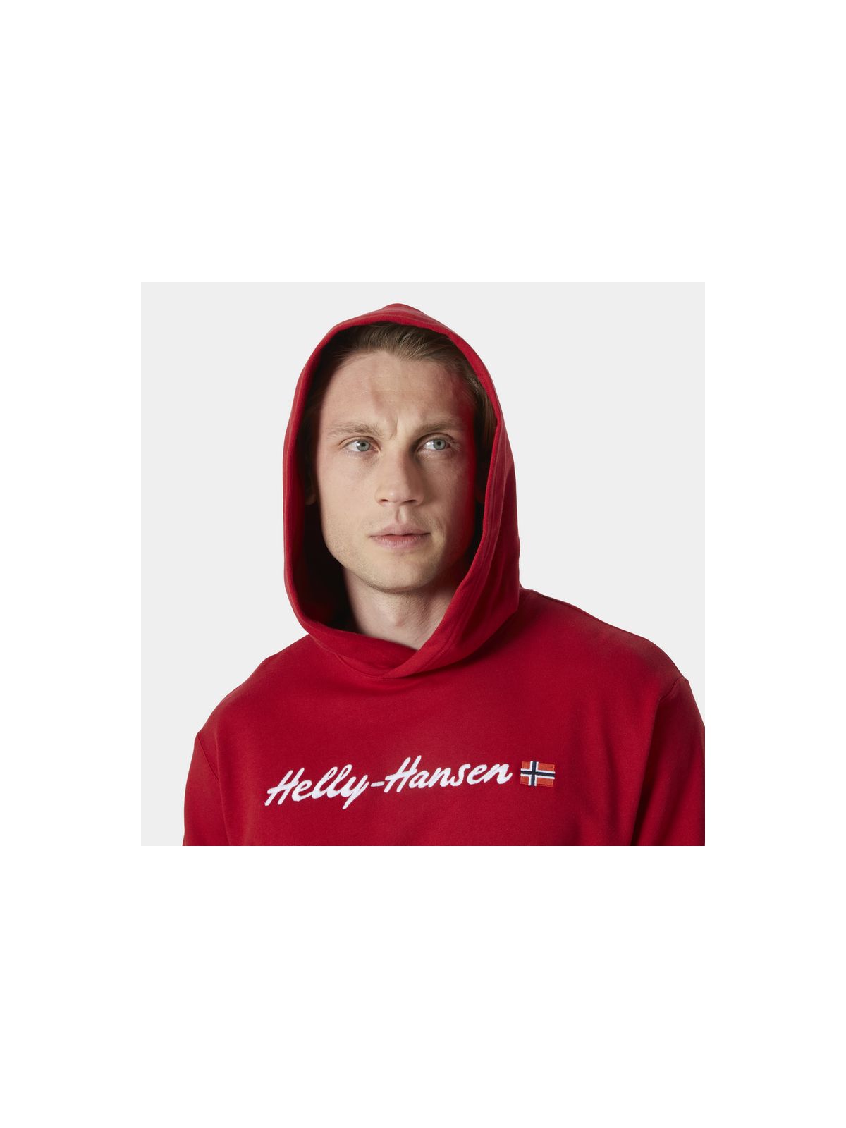 Bluza męska HELLY HANSEN CORE GRAPHIC SWEAT H czerwona - Adventure Sports