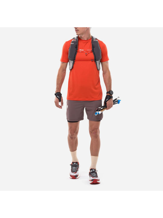Koszulka męska MILLET Intense Essential Ts Ss M czerwona
