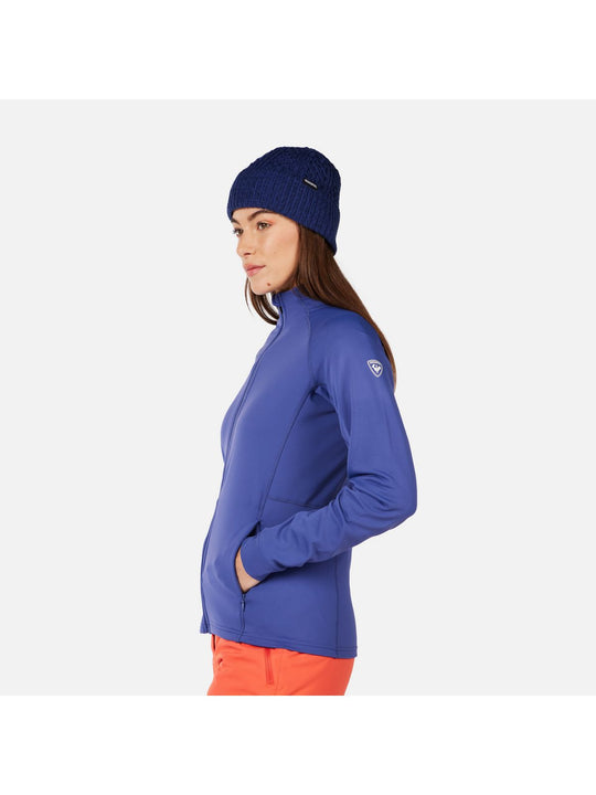 Bluza damska ROSSIGNOL W MID LAYER STRETCH JKT niebieska
