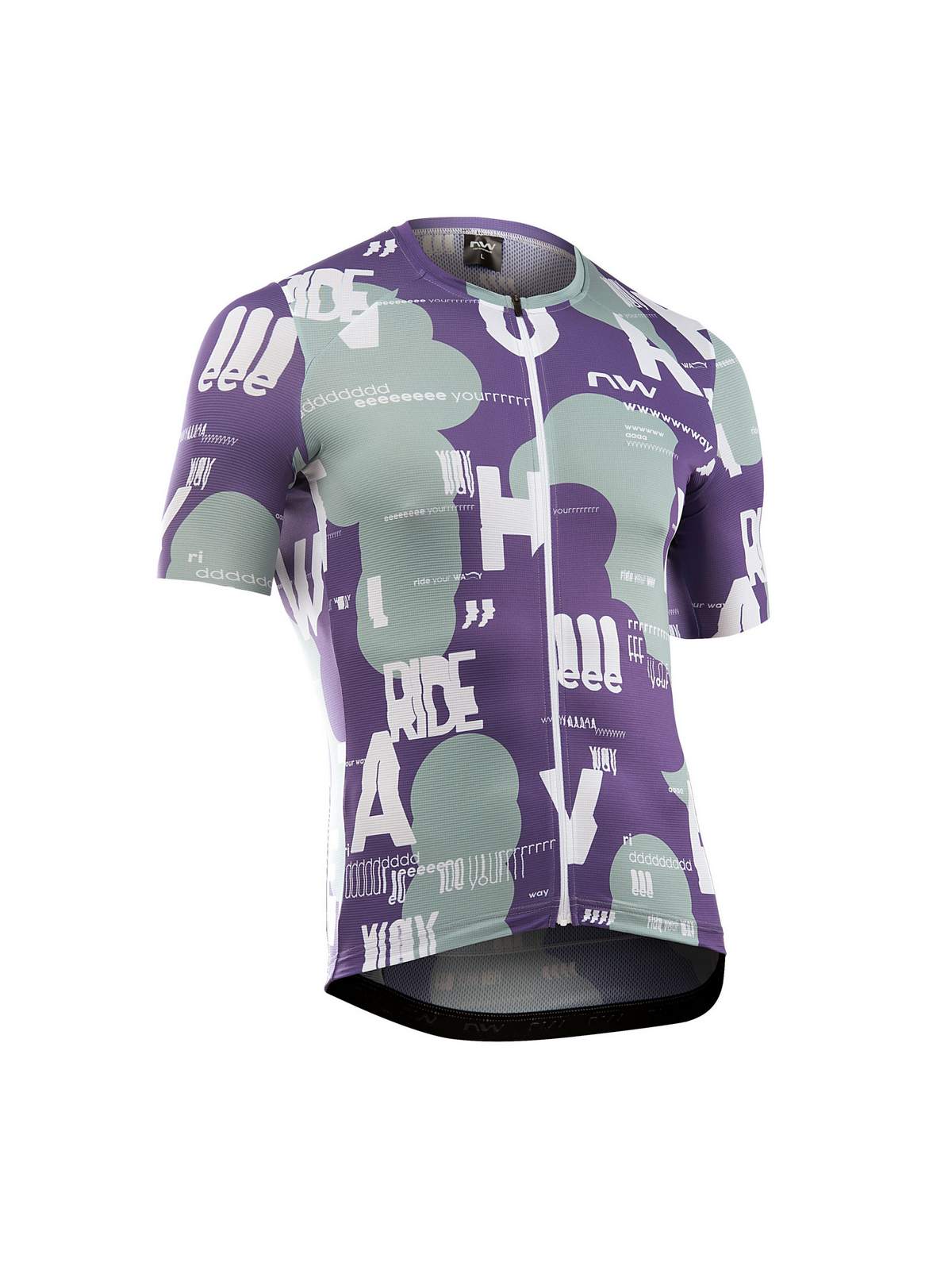 Koszulka rowerowa NORTHWAVE Blade Type Jersey fioletowy - Adventure Sports