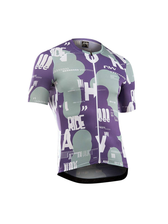 Koszulka rowerowa NORTHWAVE Blade Type Jersey fioletowy - Adventure Sports

