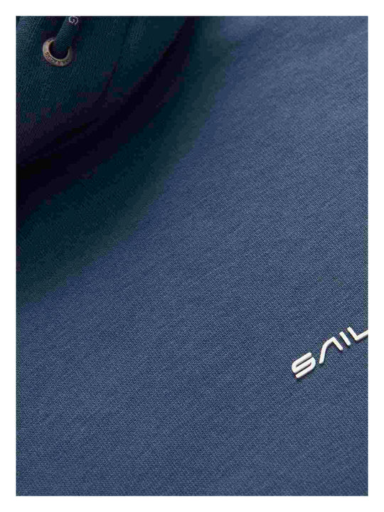 Bluza dresowa męska z kapturem SAIL RACING Bowman Logo Hood Niebieski - Adventure Sports
