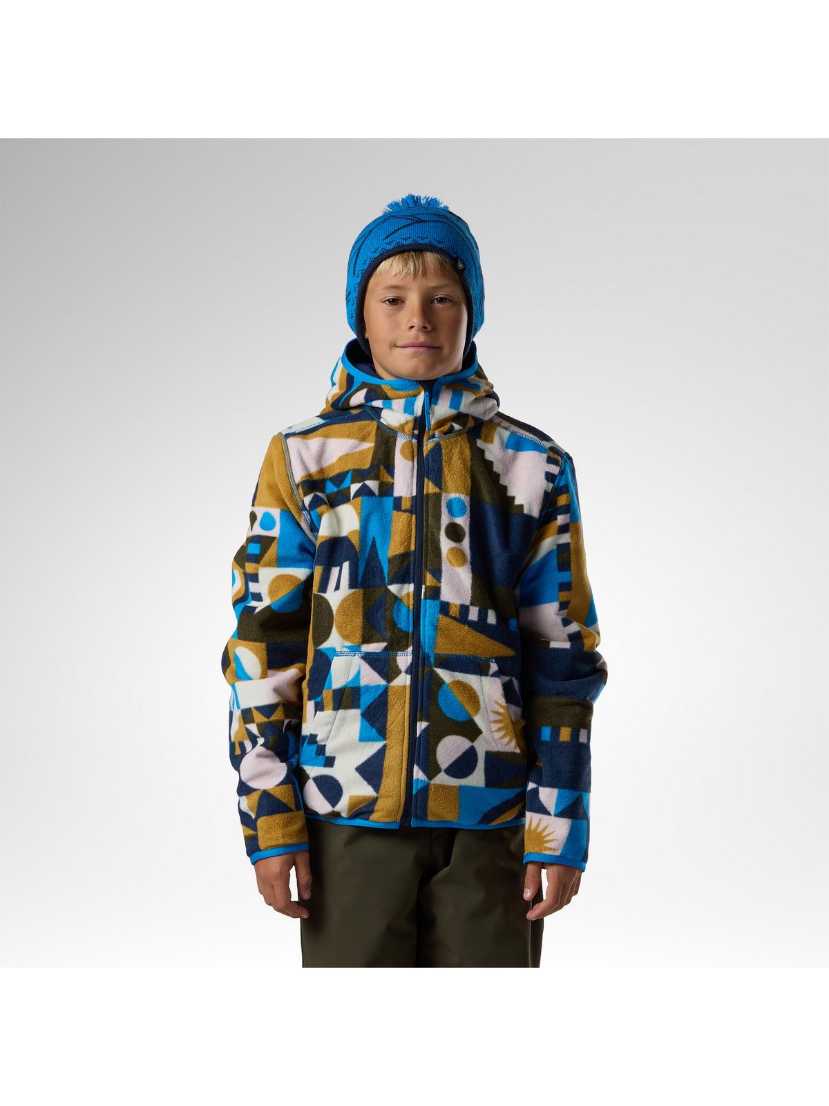 Bluza juniorska ROSSIGNOL Jr Reversible Hoodie Jacket niebieska