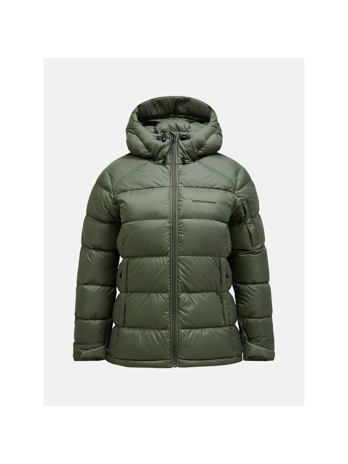Kurtka zimowa puchowa Peak Performance W Frost Down Jacket zielony - narciarska - Adventure Sports