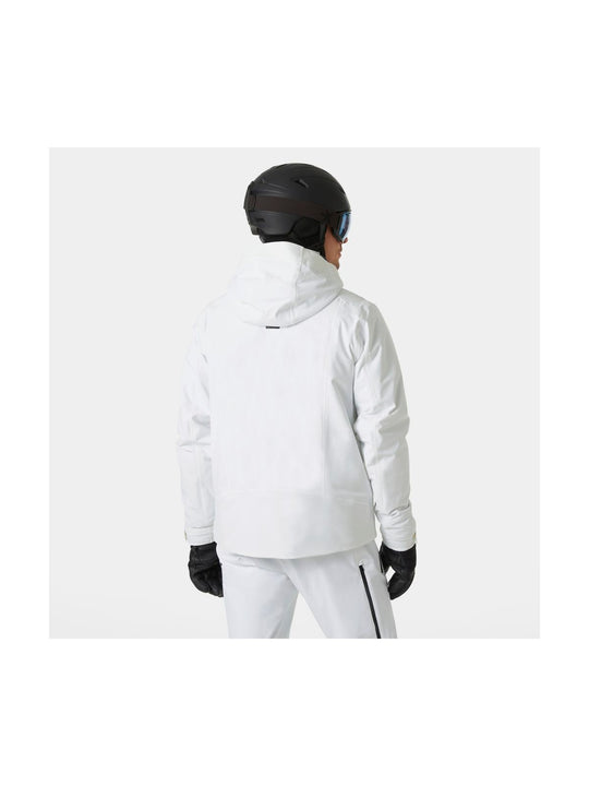 Kurtka narciarska męska HELLY HANSEN ALPHA 4.0 JACKET biała
