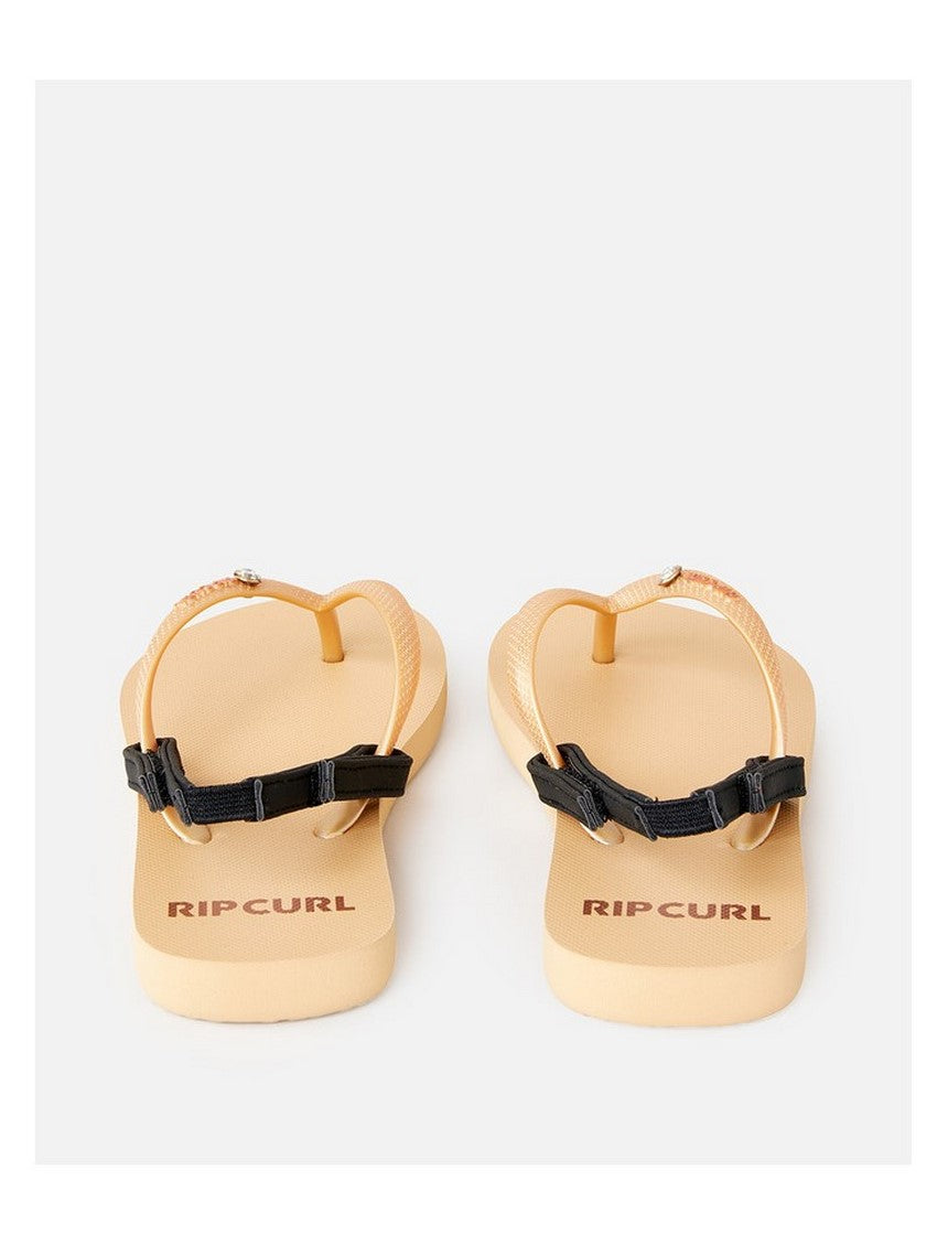 Japonki plażowe dziewczęce RIP CURL Premium Surf Bloom O/T-Girl złote