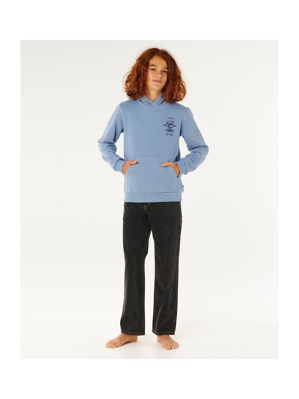 Bluza chłopięca RIP CURL Search Icon Hood -Boy niebieska