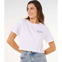 Koszulka damska RIP CURL Hayley O Crop Tee biała
