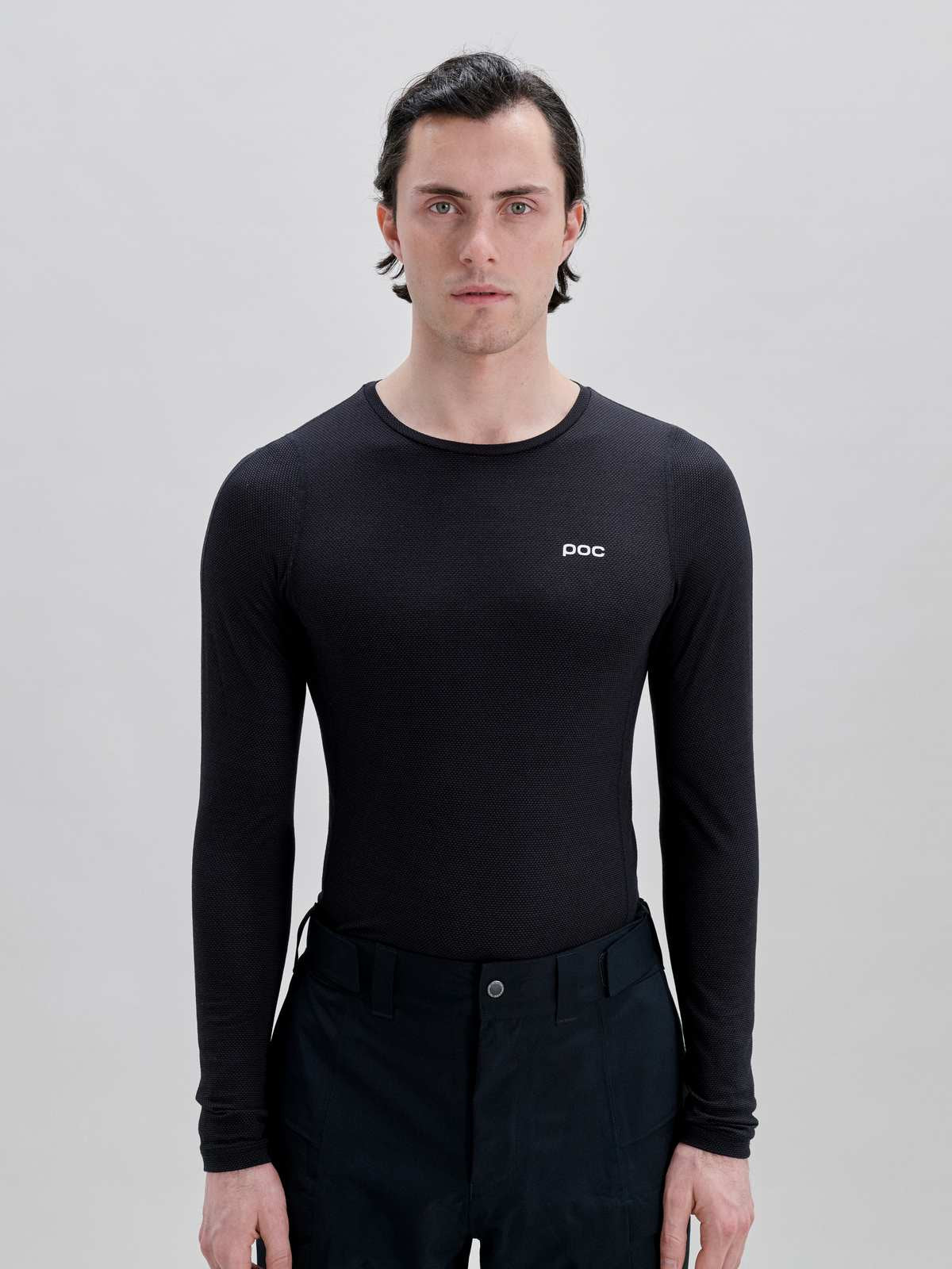 Koszulka męska POC M's Layer Mid L/S Jersey czarny