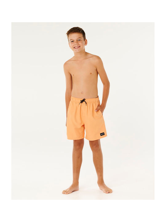 Boardshorty chłopięce RIP CURL Offset Volley -Boy pmarańczowe
