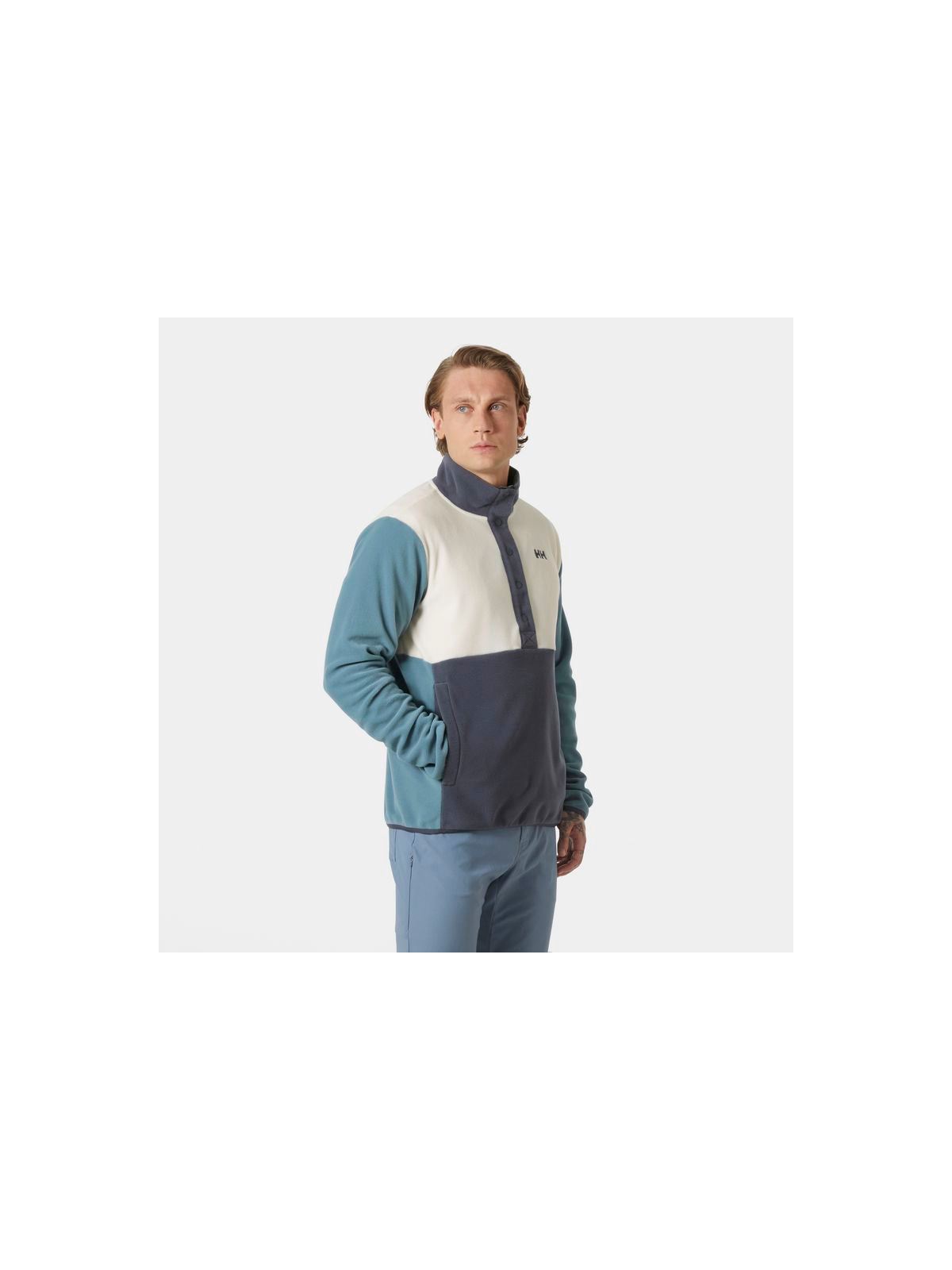 Bluza męska HELLY HANSEN Daybreaker Snap Pull kolor granatowy