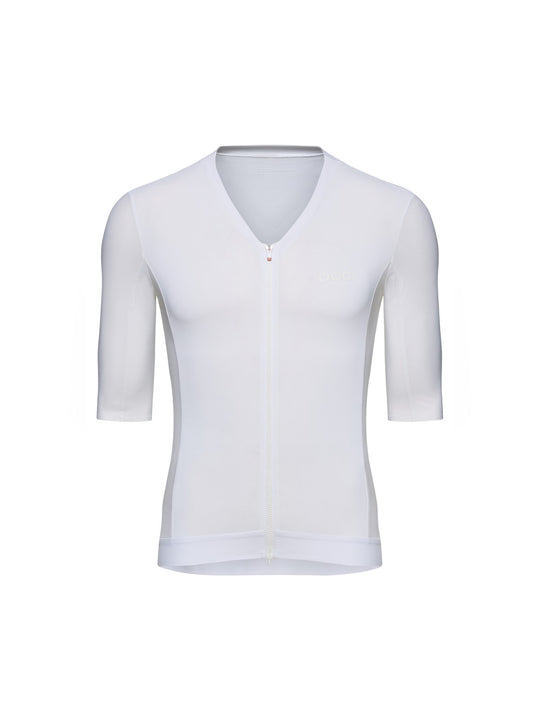 Koszulka rowerowa POC M's Raceday S/S Jersey biała
