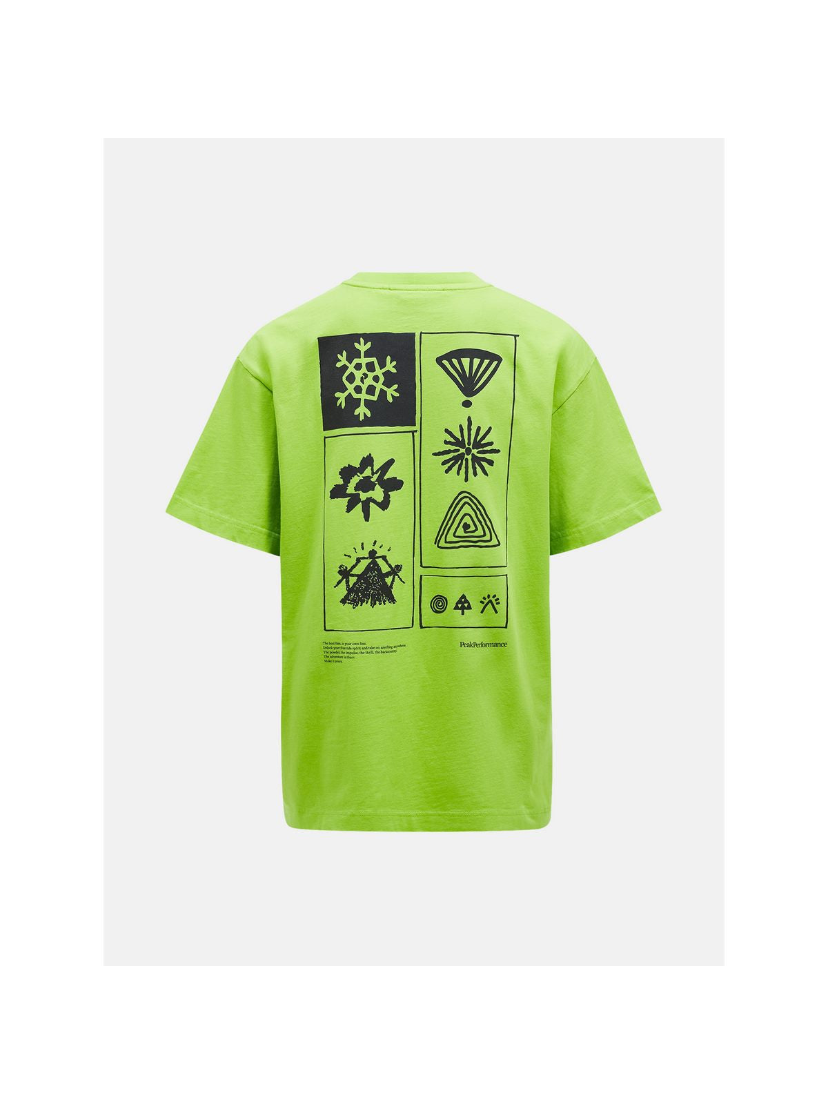 Koszulka Peak Performance M Graphic Tee zielony - Adventure Sports
