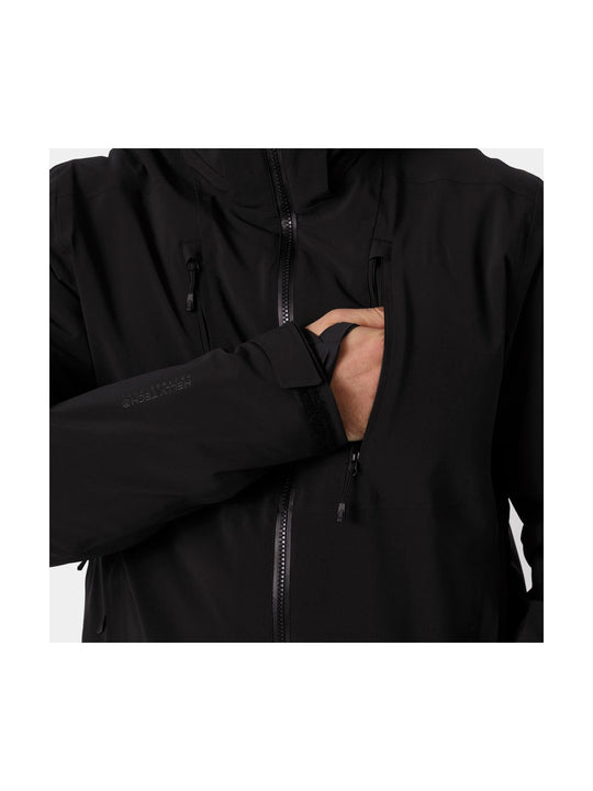 Kurtka narciarska męska HELLY HANSEN ALPHA 4.0 JACKET czarna
