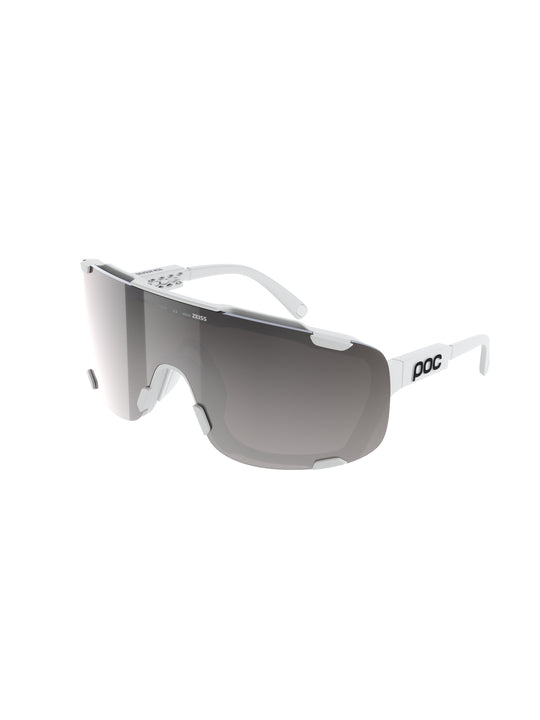 Okulary rowerowe POC Devour Mid biały - Clarity Road/Sunny Silver Cat. 3
