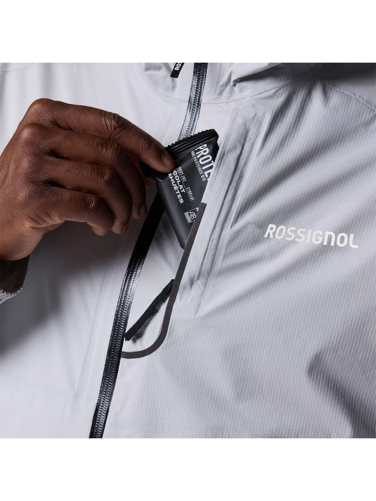 Kurtka męska ROSSIGNOL M Rainproof 2.5L Shell Jkt szara