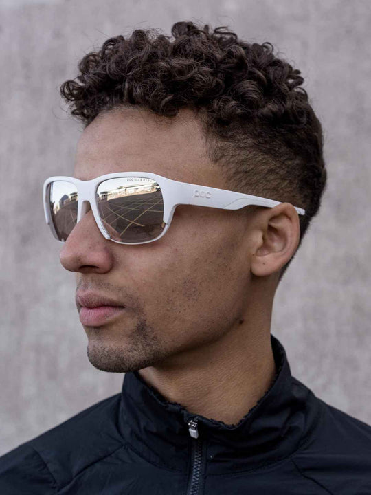 Okulary POC DEFINE biały - Clarity Trail | Brown/Silver Mirror Cat 2 - ONE SIZE - Adventure Sports
