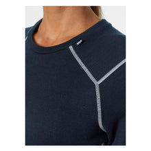 Koszulka damska Helly Hansen W Lifa Merino Midweight Crew niebieski - Adventure Sports
