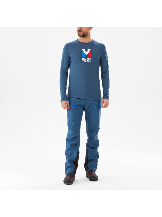 Bielizna męska MILLET M Trilogy Wool Ts Ls granatowy - Koszulka - Adventure Sports
