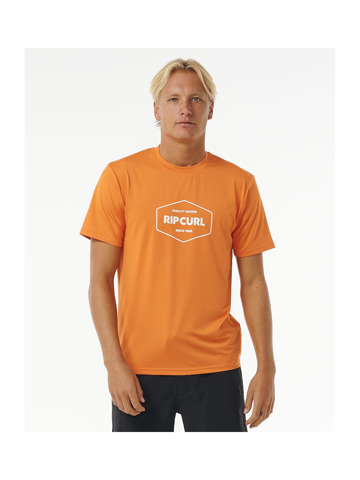 Lycra RIP CURL Stapler Upf S/S czerwony - Adventure Sports