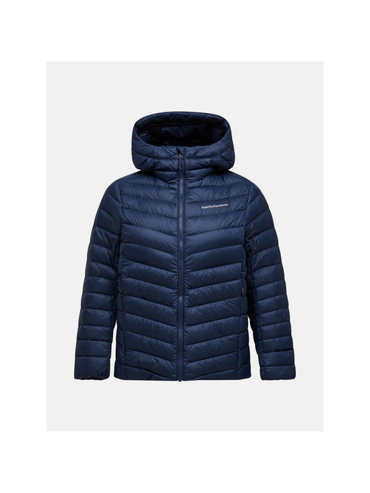Kurtka PEAK PERFORMANCE W Frost Down Hood Jacket granatowy
